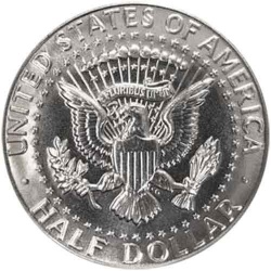 1966 SMS Special Mint Set Silver Kennedy Half Dollar US Coin 1/2 US Mint Brilliant Uncirculated