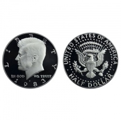1983 S Gem Proof Kennedy Half Dollar US Coin 50c US Mint
