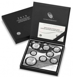 2019 S Limited Edition 8-Piece Silver Proof Set including Proof Silver Eagle