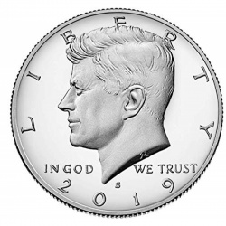 2019 S Gem Proof Kennedy Half Dollar US Coin 50c DCAM US Mint