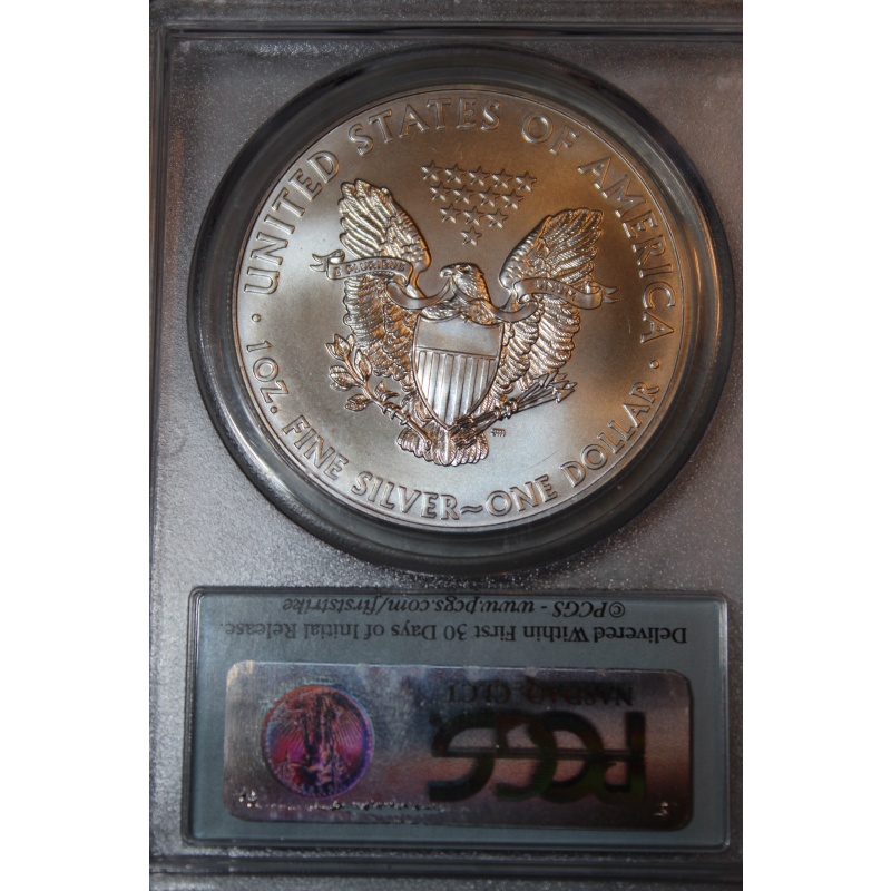 2011 America Silver Eagle - 25th Anniversary - First Strike - $1 MS70 - The Perfect Coin - PCGS